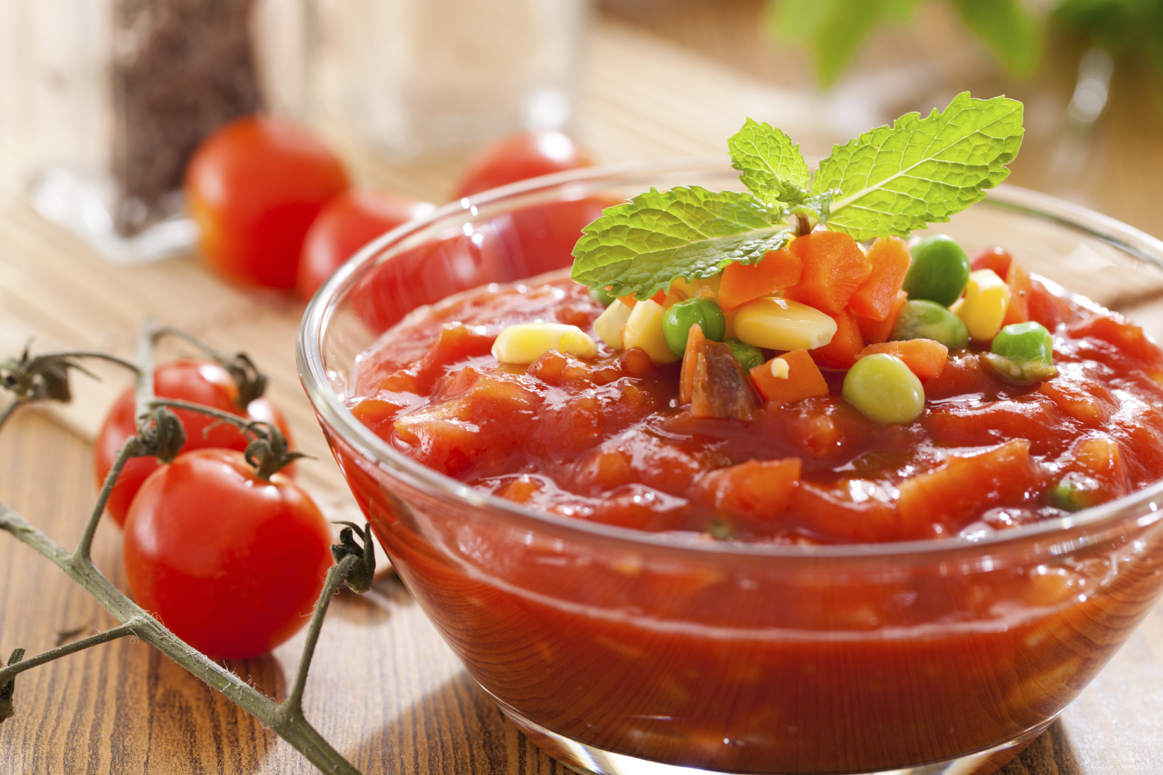 Aromatische Gazpacho andaluz
